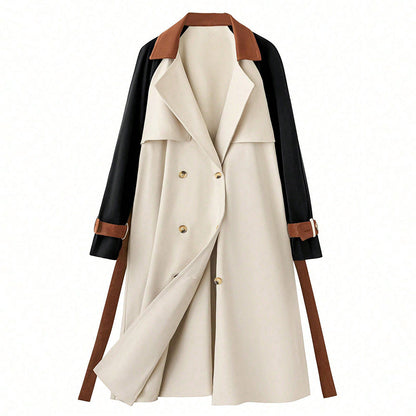 A trench midi length coat