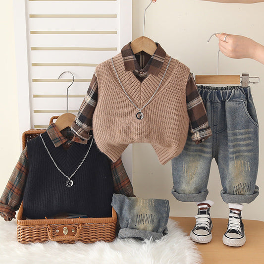 A children's three-piece set