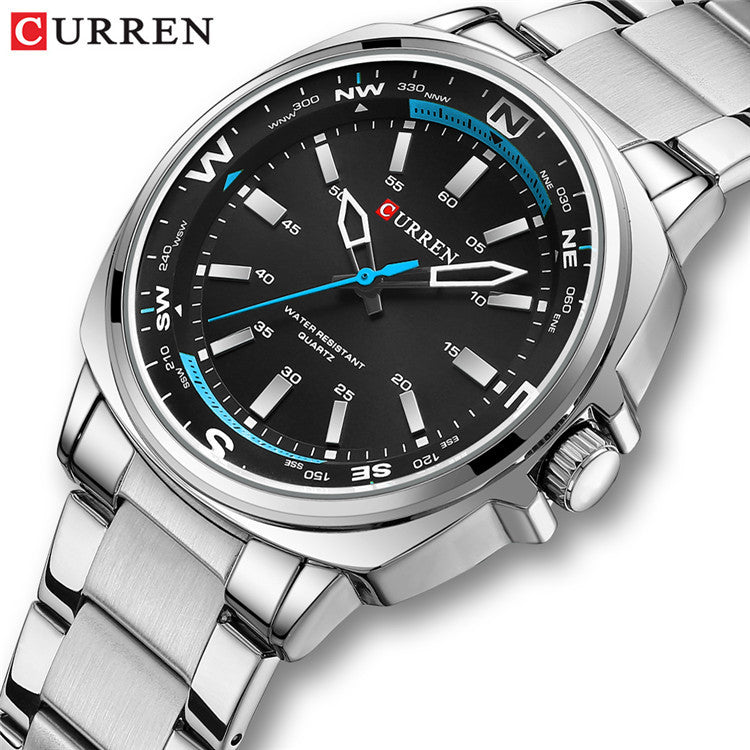 A  the new 8455 simple foreign trade hot-selling watch men's watch fashion casual personality popular - Mixbatch