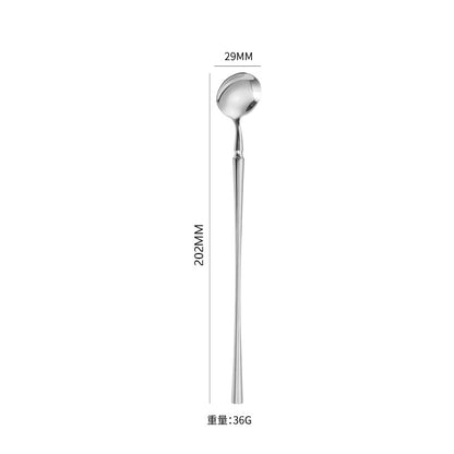 A stainless steel cutlery