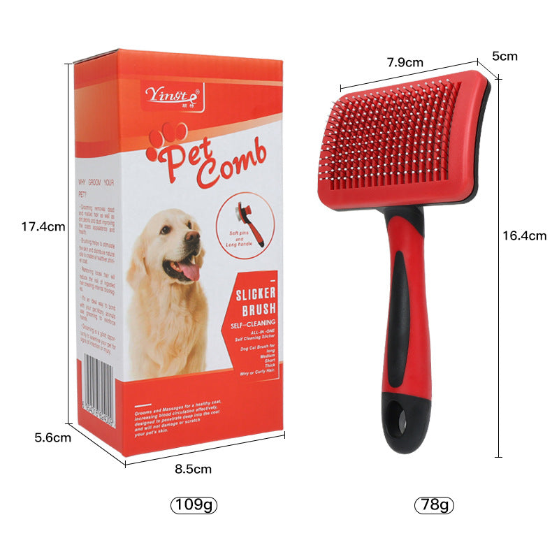 A pet comb needle hair combing tool