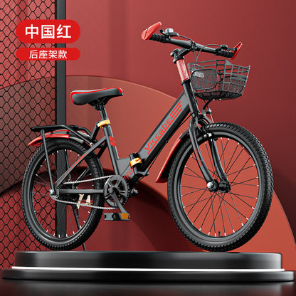 A children's mountain folding bike