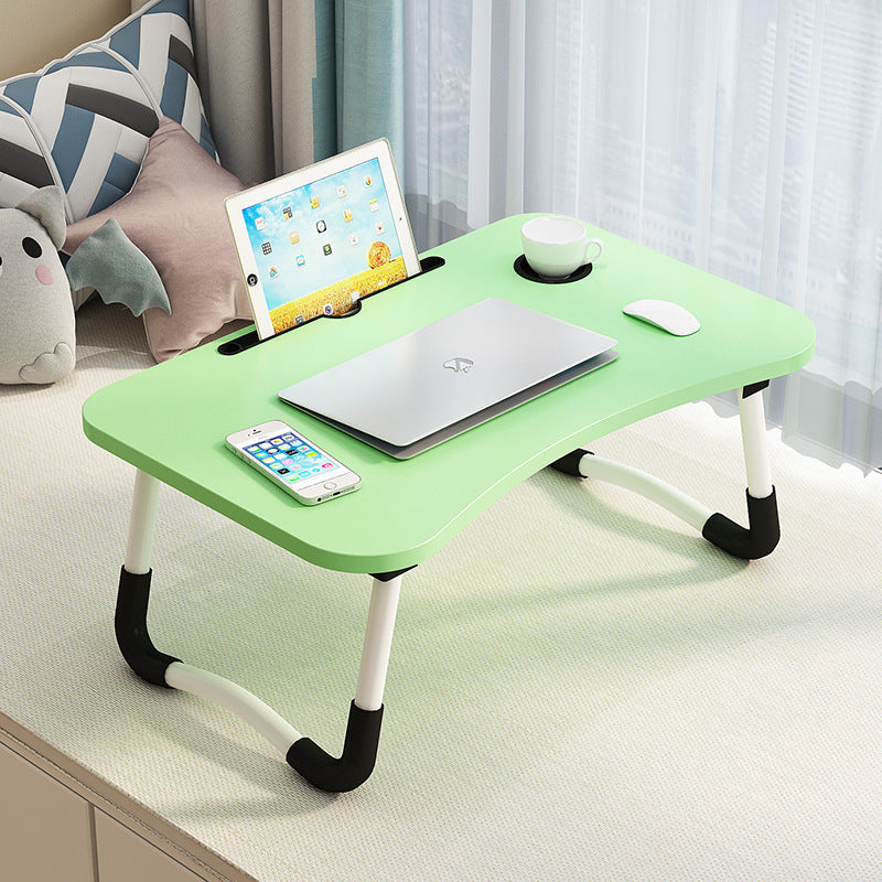 A: Removable bed table dormitory folding desk free computer desk office furniture