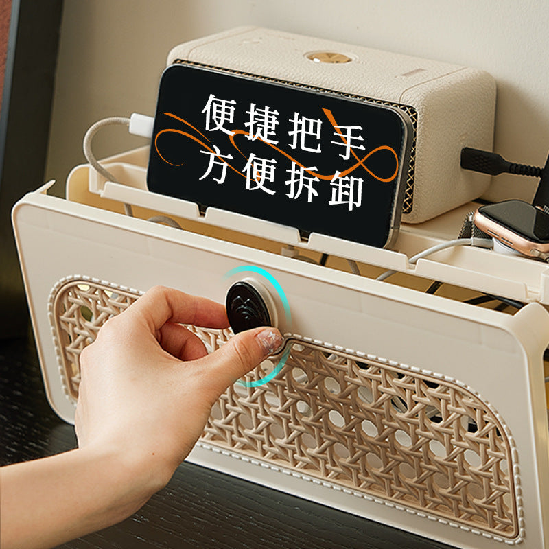 A Power cable Data cable Finishing box