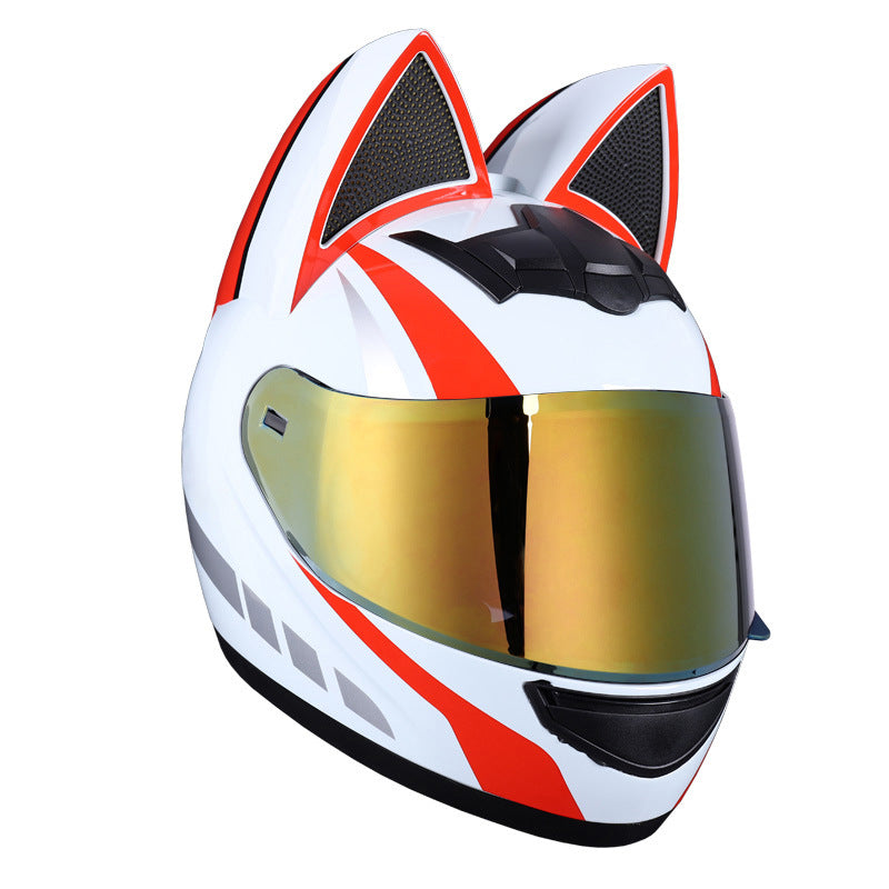A locomotive helmet