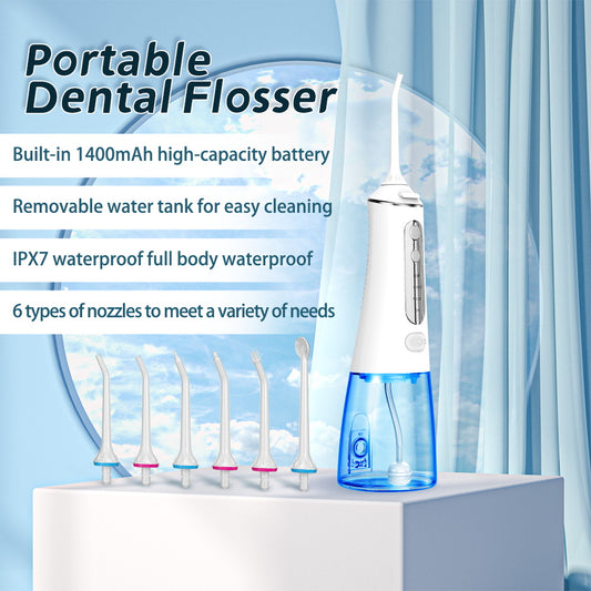 A Electric tooth flusher