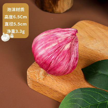 A simulated vegetable early education props studio shooting props window ornaments fake cabbage radish fake vegetables