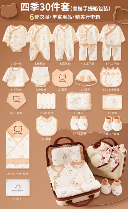 A11 Newborn gift bag, suitcase packaging, baby girl gift box, newborn boy clothes gift - Mixbatch