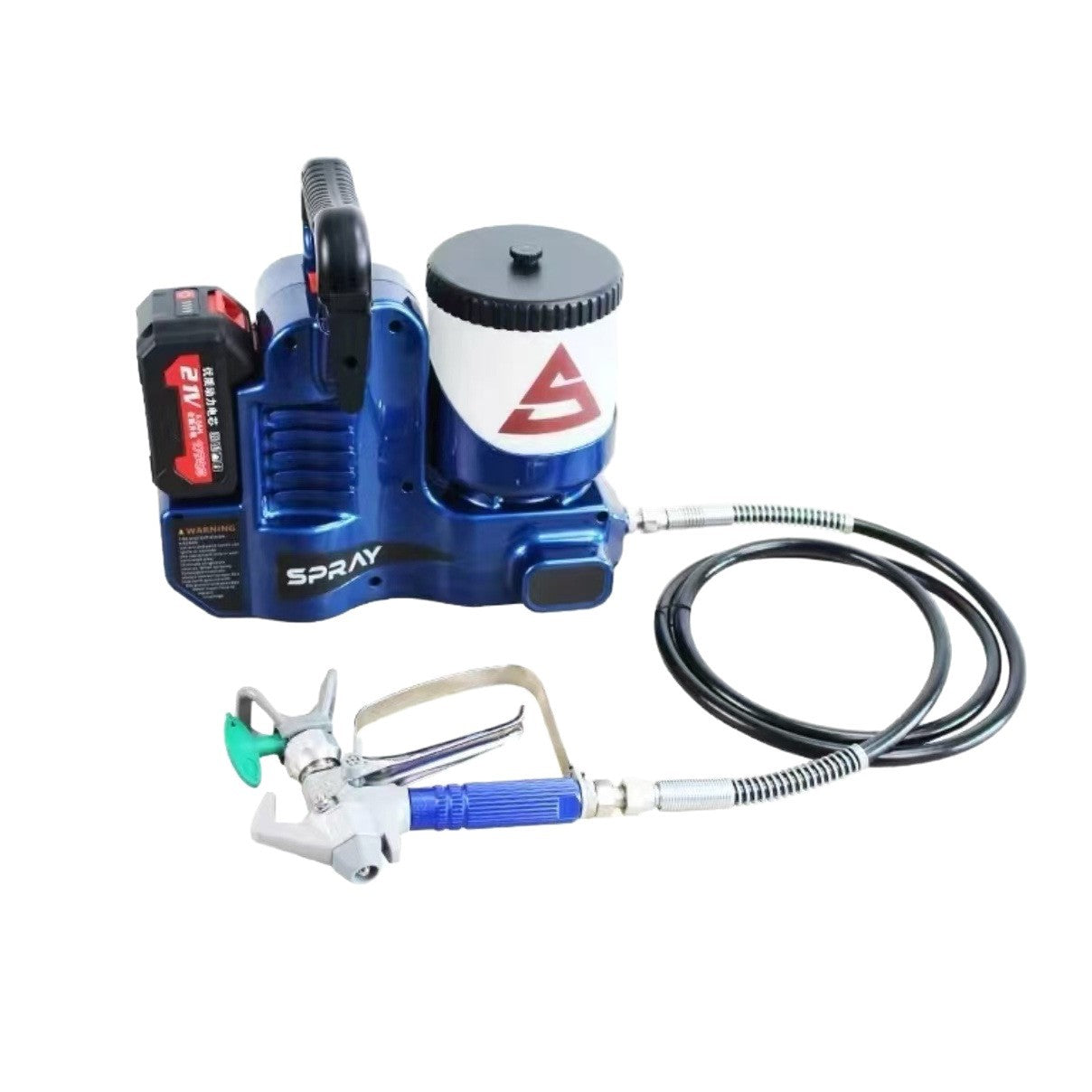 A High Voltage Handheld Lithium Battery Repair Sprayer Paint Paint High Voltage Airless Portable Rechargeable Electric Spray Gun