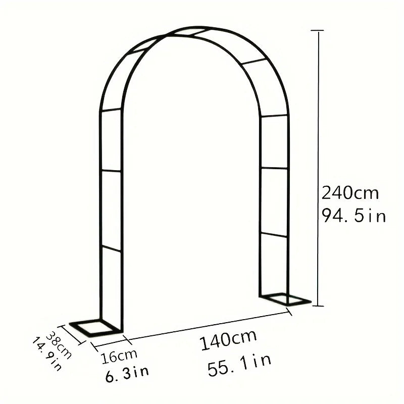 A Arch flower stand arc bracket