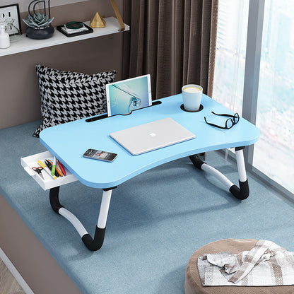 A: Removable bed table dormitory folding desk free computer desk office furniture