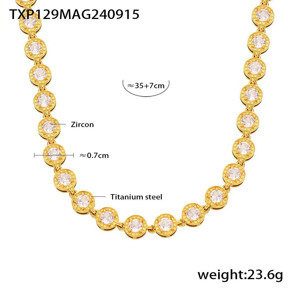 A necklace bracelet jewelry