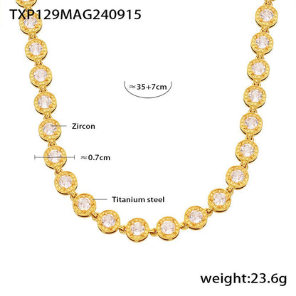 A necklace bracelet jewelry