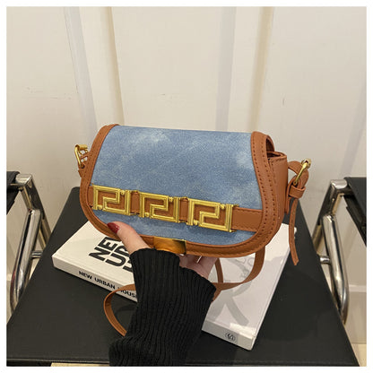 A saddle bag women's bag