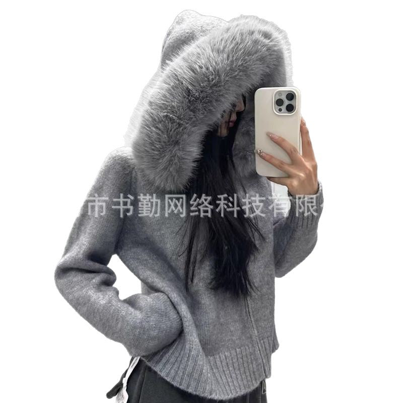 A hooded jacket