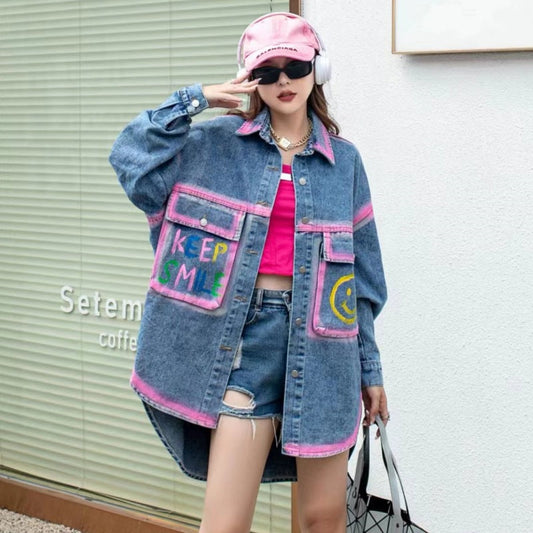 A denim top