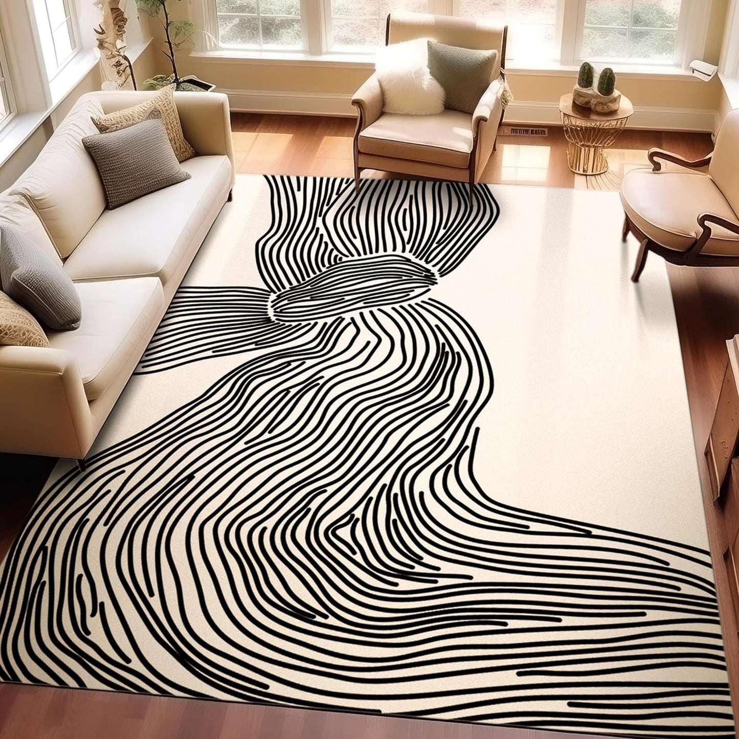 A carpet floor mat