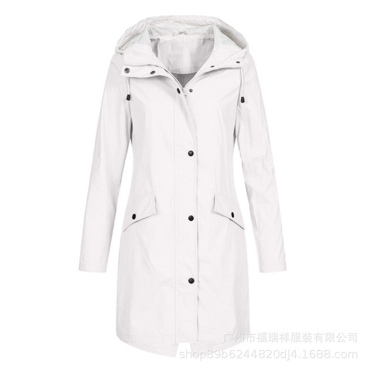 A hooded jacket