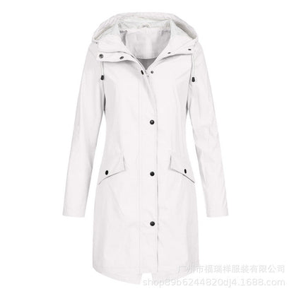 A hooded jacket