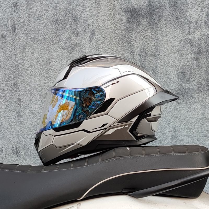 A locomotive helmet