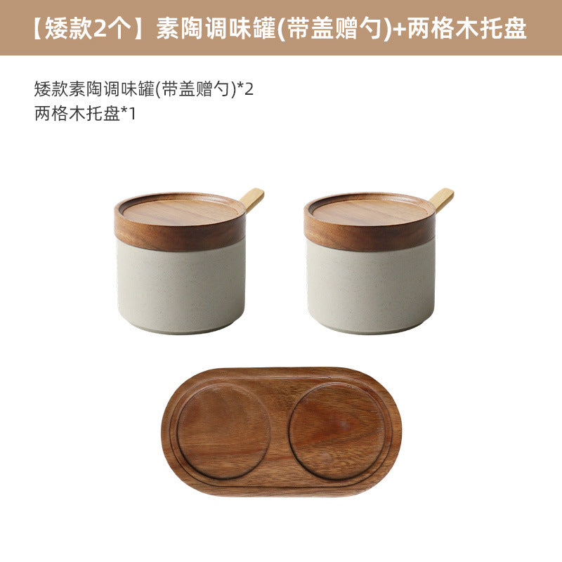A ceramic spice jar