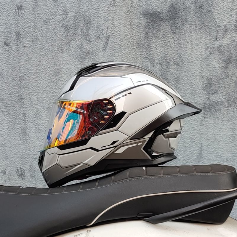 A locomotive helmet