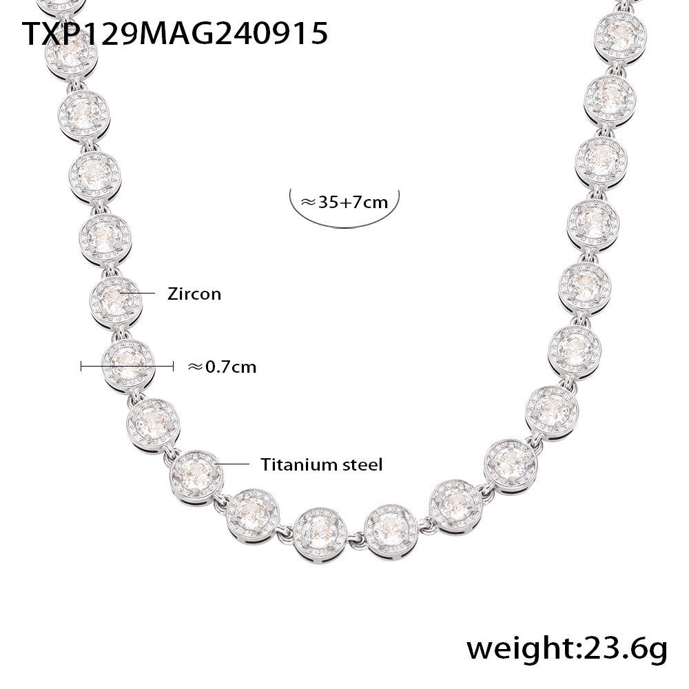A necklace bracelet jewelry