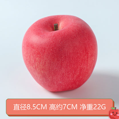 A Simulated fruits, fake fruits, apples, oranges, oranges, models, plastic decorations, ornaments, shooting props, children's teaching aids