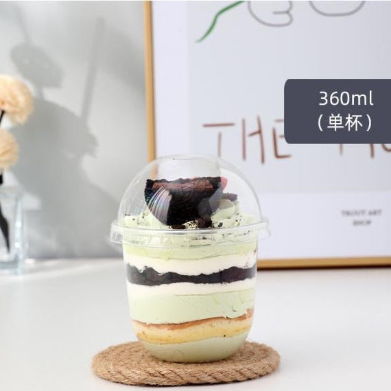 A Melaleuca Fruit Wood Bran Ice Cream Sundae Ice Cream Chubby Cup Mousse Cake Cup U-shaped Cup