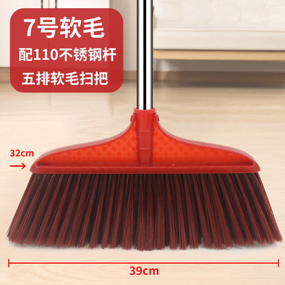 A stainless broom