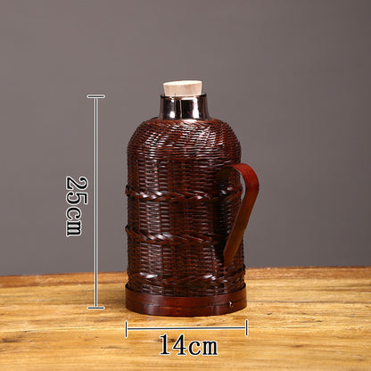 A bamboo kettle