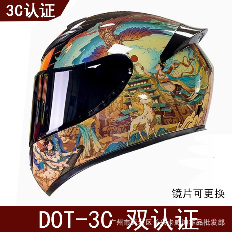 A locomotive helmet