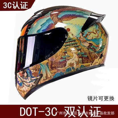A locomotive helmet