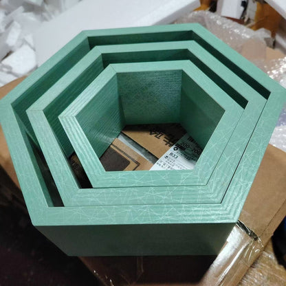 A grid wall wall rack