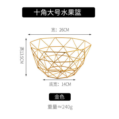 A Creative modeling Irregular storage fruit basket Dried fruit snack storage basket Complete specifications Sundries storage basket