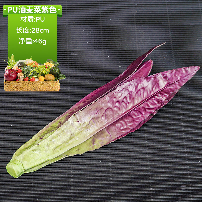 A simulated vegetable early education props studio shooting props window ornaments fake cabbage radish fake vegetables