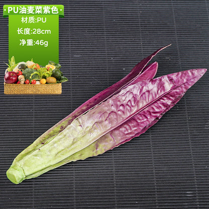 A simulated vegetable early education props studio shooting props window ornaments fake cabbage radish fake vegetables