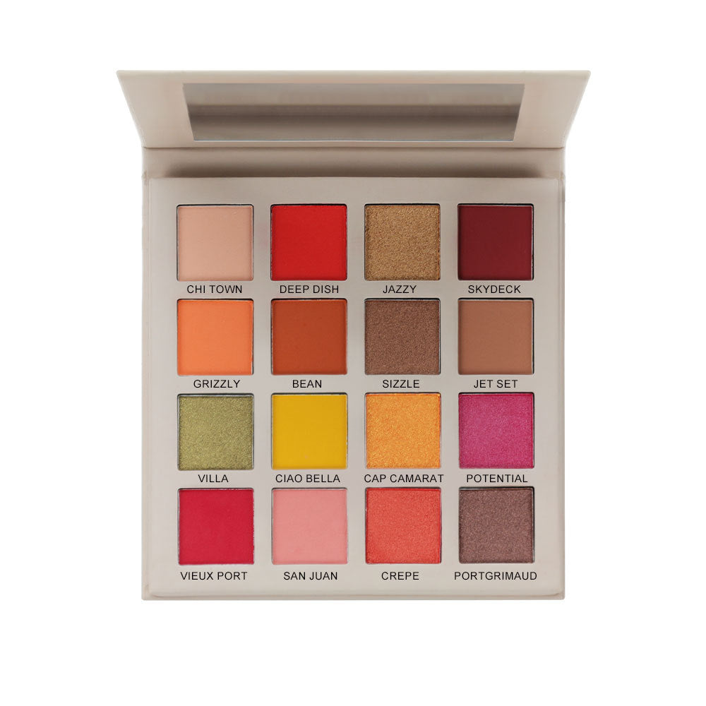 A Matte Pearl Eyeshadow Comprehensive Disc Eyeshadow —— Customizable logo MOQ 100 pieces