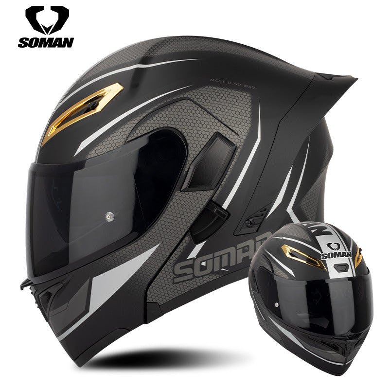 A locomotive helmet
