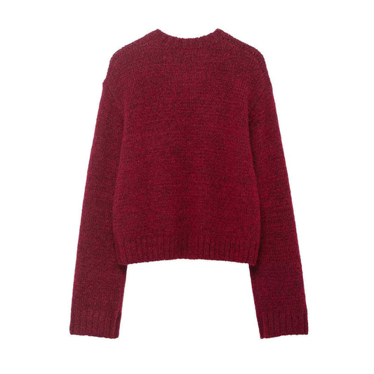 A turtleneck knit