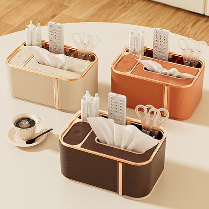A desktop tissue box storage ornament