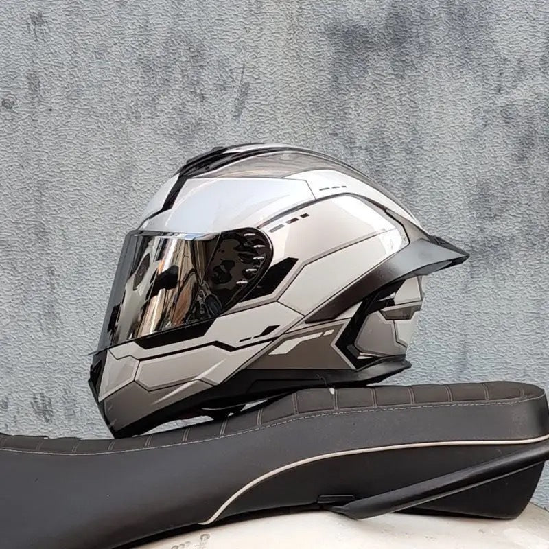 A locomotive helmet