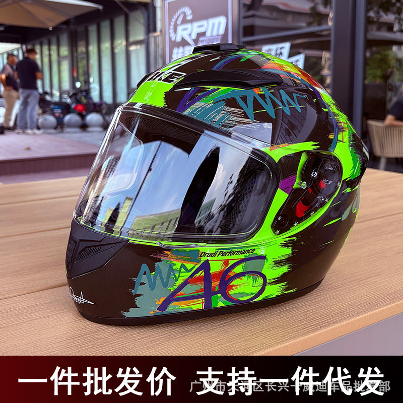 A locomotive helmet