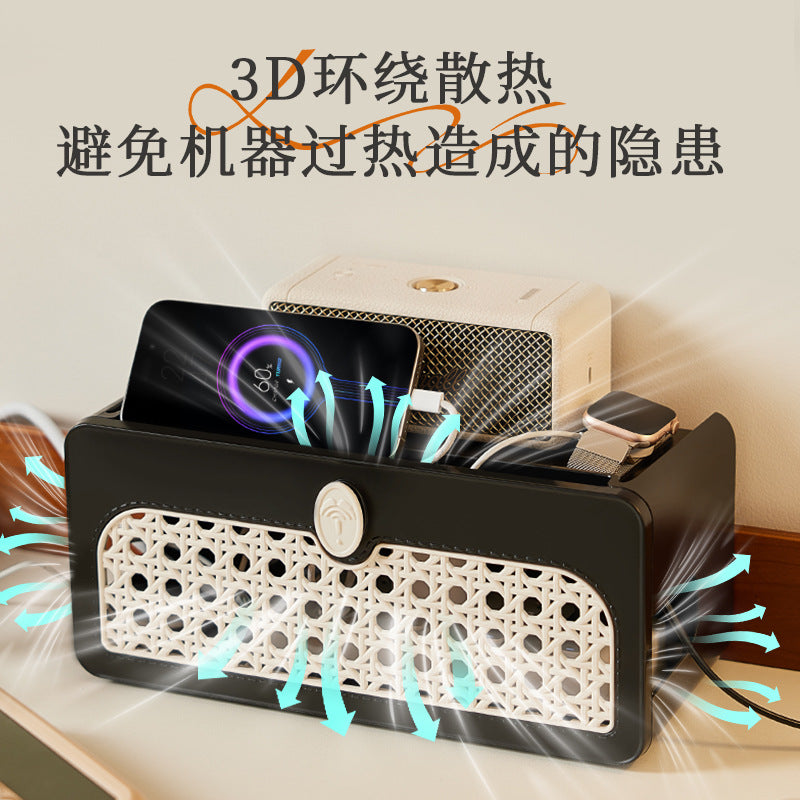 A Power cable Data cable Finishing box