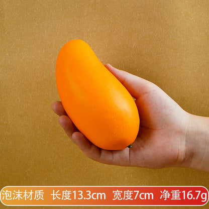 A Simulated fruits, fake fruits, apples, oranges, oranges, models, plastic decorations, ornaments, shooting props, children's teaching aids