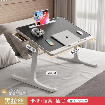 A folding table, bedroom, bay window, desk, household foldable table, dormitory bed table, lazy bed, balcony small storage
