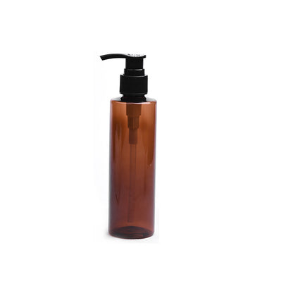 A 200ml flat shoulder bottle 24 mouths with L09 all-plastic pump head, shampoo conditioner empty bottle - Mixbatch