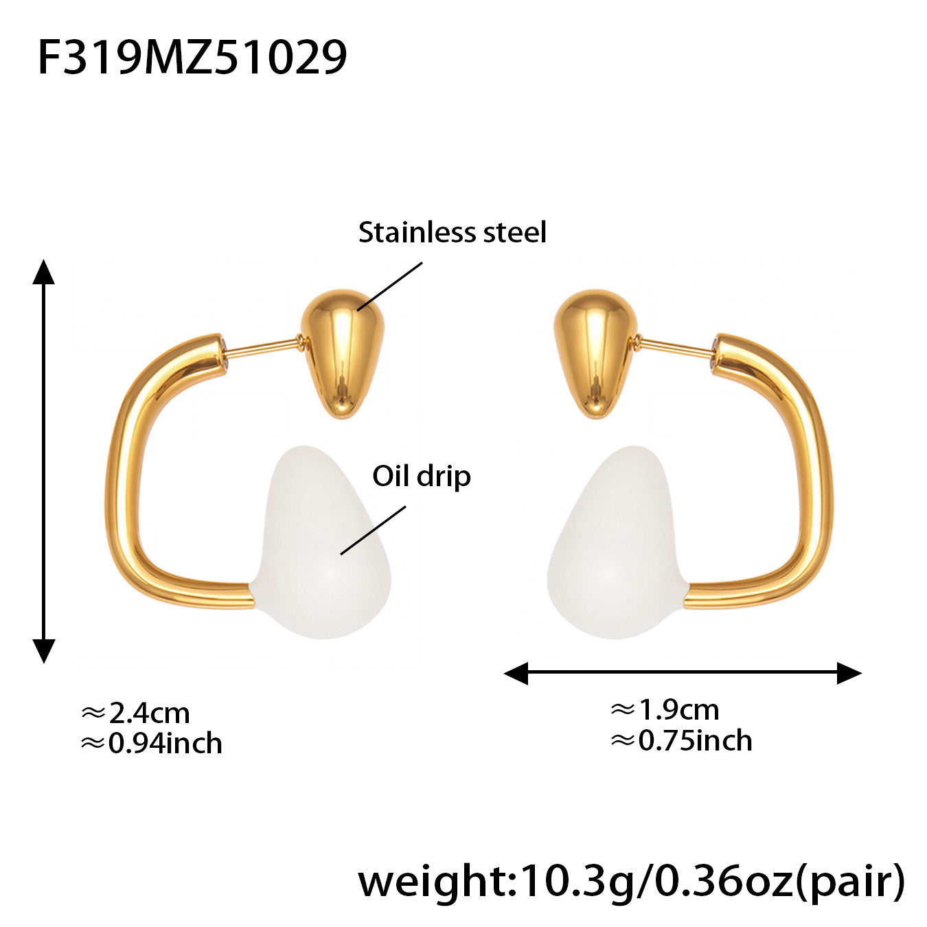 A stud earrings jewelry