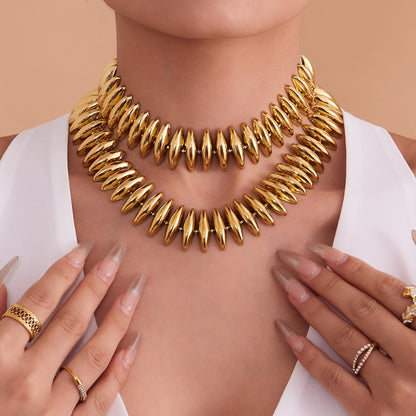 A necklace bracelet jewelry