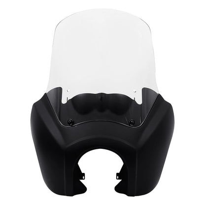 A suitable for Harley Dana modified retro headlight hood windshield front car headlight fairing 07-17